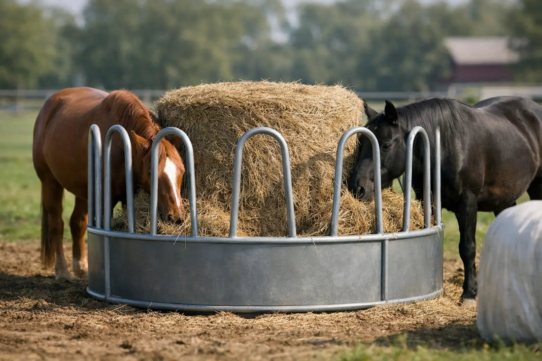 Safe Round Bale Feeder Design That Works