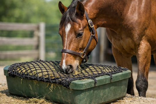 Slow Feeder for Ulcer Prone Horses