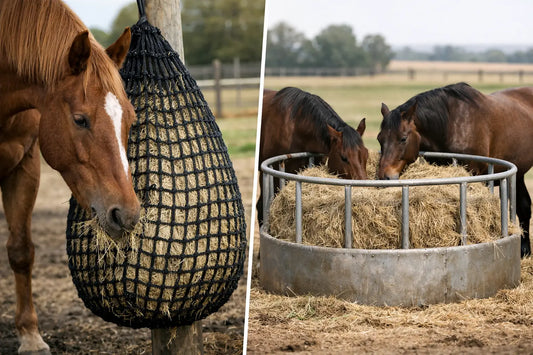 Slow Feed Nets Versus Hay Rings